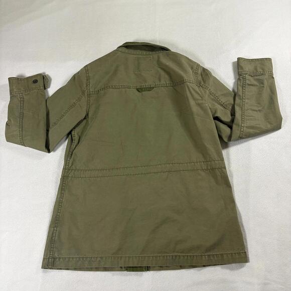 Utility Military Jacket Olive Green Cotton Madewell Womens M Fits - Picture 8 of 8